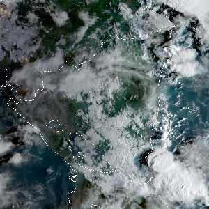 météo tropicale : Image satellite .