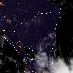 météo tropicale : Image satellite .