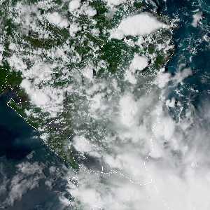 météo tropicale : Image satellite .