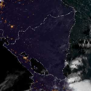météo tropicale : Image satellite .