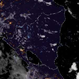 météo tropicale : Image satellite .