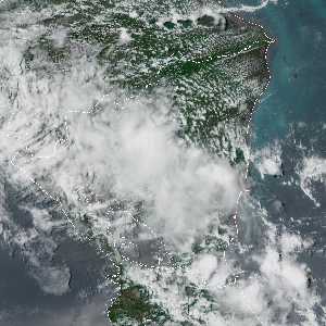 météo tropicale : Image satellite .