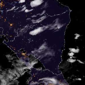 météo tropicale : Image satellite .