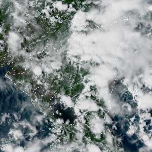 météo tropicale : Image satellite .