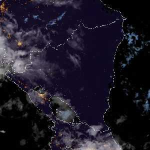 météo tropicale : Image satellite .