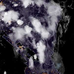 météo tropicale : Image satellite .