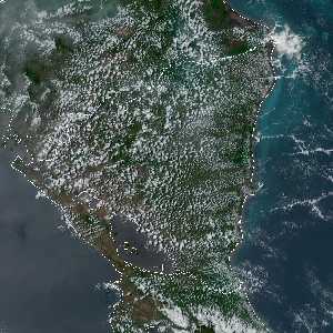 météo tropicale : Image satellite .