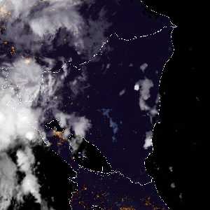 météo tropicale : Image satellite .