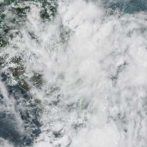 météo tropicale : Image satellite .