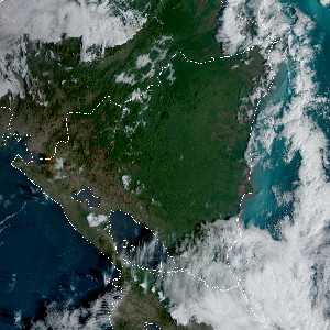 météo tropicale : Image satellite .