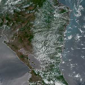 météo tropicale : Image satellite .