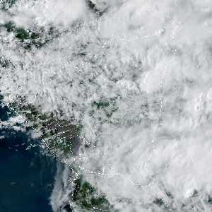 météo tropicale : Image satellite .