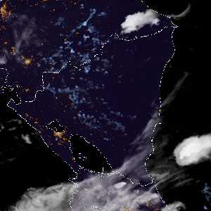 météo tropicale : Image satellite .