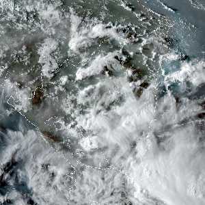 météo tropicale : Image satellite .