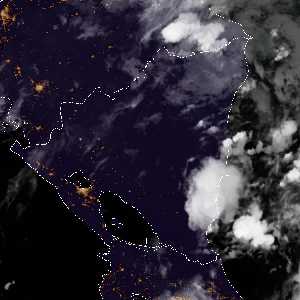 météo tropicale : Image satellite .