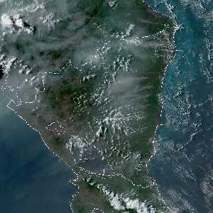 météo tropicale : Image satellite .