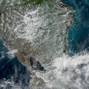 météo tropicale : Image satellite .
