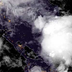 météo tropicale : Image satellite .