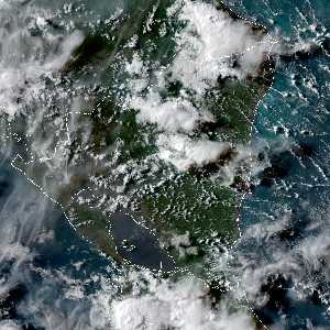 météo tropicale : Image satellite .