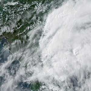 météo tropicale : Image satellite .