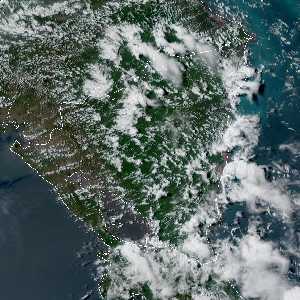 météo tropicale : Image satellite .