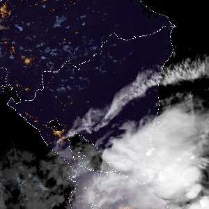 météo tropicale : Image satellite .
