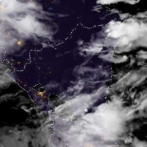 météo tropicale : Image satellite .