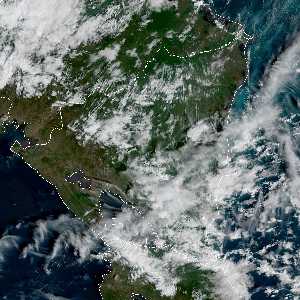 météo tropicale : Image satellite .