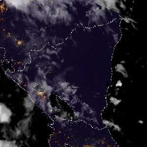 météo tropicale : Image satellite .
