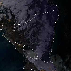 météo tropicale : Image satellite .