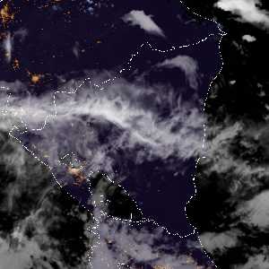 météo tropicale : Image satellite .
