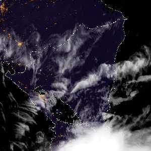 météo tropicale : Image satellite .