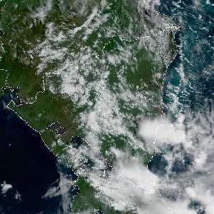 météo tropicale : Image satellite .