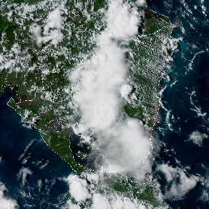 météo tropicale : Image satellite .