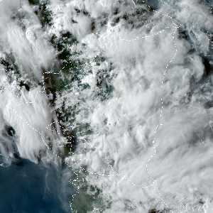 météo tropicale : Image satellite .