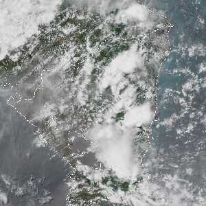 météo tropicale : Image satellite .