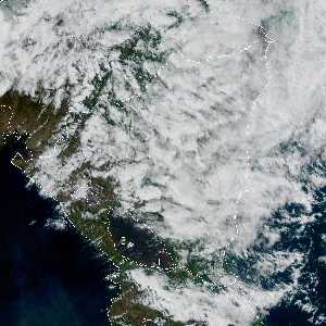 météo tropicale : Image satellite .