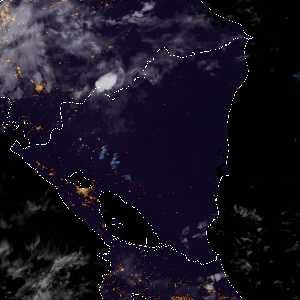 météo tropicale : Image satellite .