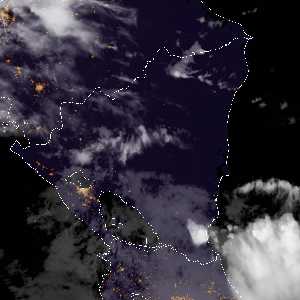 météo tropicale : Image satellite .