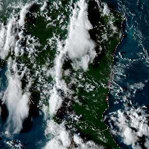 météo tropicale : Image satellite .