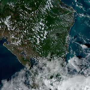 météo tropicale : Image satellite .
