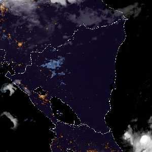 météo tropicale : Image satellite .