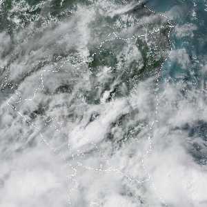 météo tropicale : Image satellite .