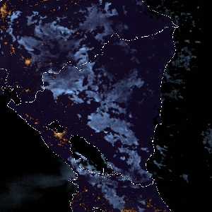 météo tropicale : Image satellite .
