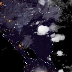 météo tropicale : Image satellite .