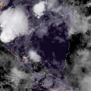 météo tropicale : Image satellite .