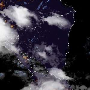 météo tropicale : Image satellite .