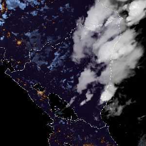météo tropicale : Image satellite .