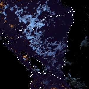 météo tropicale : Image satellite .