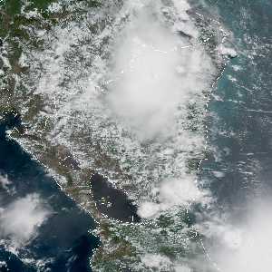 météo tropicale : Image satellite .